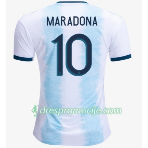 Argentina Dres Diego Maradona 10 Domaći Copa América 2019 Kratkih Rukava Argentina Dres Diego Maradona 10 Domaći Copa América 2019 Kratkih Rukava